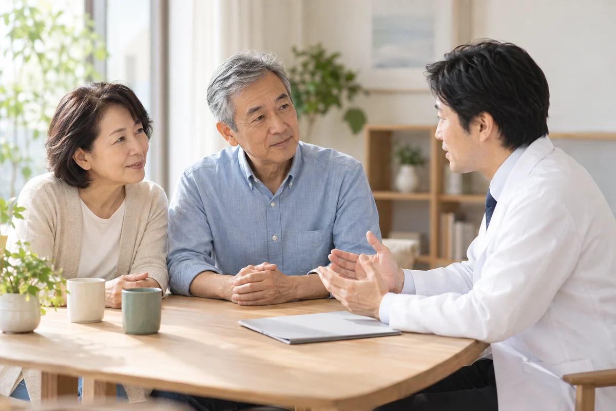 Koordination einer Online-Zweitmeinung in Japan